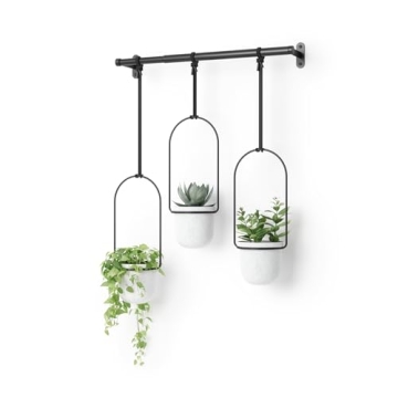 Umbra Triflora Hanging Planter Set for Indoor Gardening