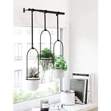 Umbra Triflora Hanging Planter Set for Indoor Gardening
