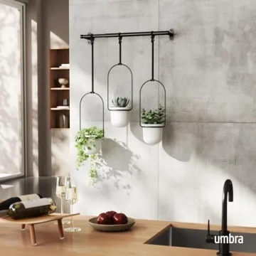 Umbra Triflora Hanging Planter Set for Indoor Gardening
