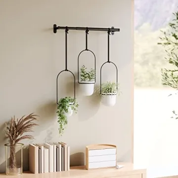 Umbra Triflora Hanging Planter Set for Indoor Gardening