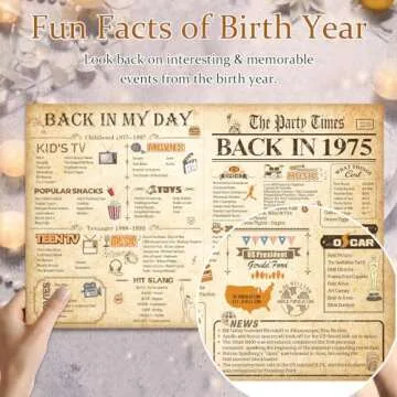 OLOSONG 50th Birthday Card - Elegant 3D Pop-Up Gift