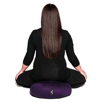 Hugger Mugger Zafu Meditation Cushion (Plum)