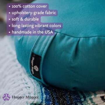 Hugger Mugger Zafu Meditation Cushion (Plum)