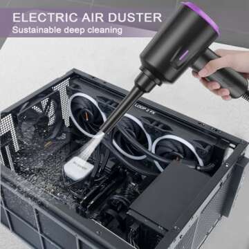 Meudeen Air Duster - Powerful Compressed Air Cleaner for Electronics