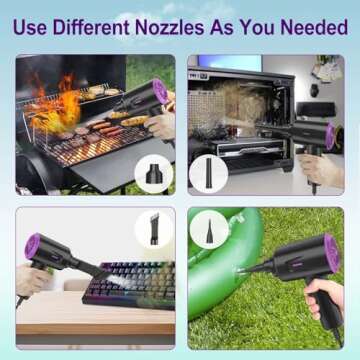 Meudeen Air Duster - High Power Cleaning Tool for Electronics