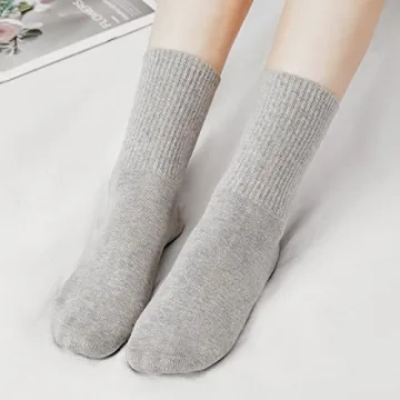 Comfortable J-BOX Women’s Cotton Crew Socks - All Seasons