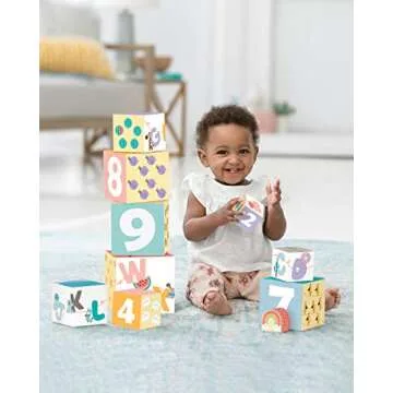Skip Hop ABC & Me Nesting Blocks - Fun Learning Toy for Infants