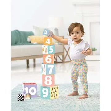 Skip Hop ABC & Me Nesting Blocks - Fun Learning Toy for Infants