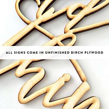 Howdy Script Wooden Wall Art for Personalized Home Decor