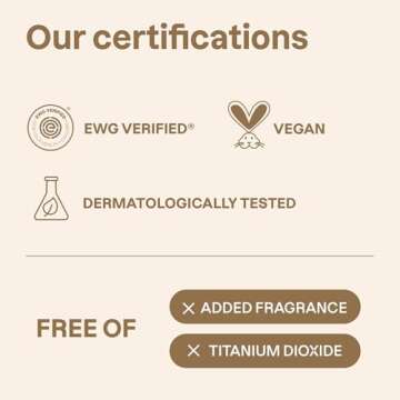 ATTITUDE Oceanly Light Coverage Foundation Stick, Titanium Dioxide-Free, EWG Verified, Plastic-Free, Vegan & Cruelty-free Makeup, Dune, 0.42 Ounces