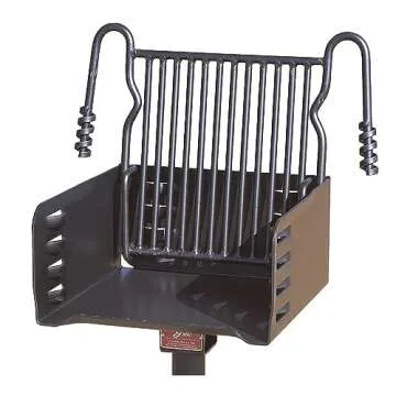 Pilot Rock Heavy Duty BBQ Grill with 360 Degree Rotating Post