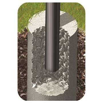 Pilot Rock Park Style Heavy Duty Steel Outdoor BBQ Charcoal Grill with Cooking Grate and 360 Degree Swivel Post for Camping or Backyard, Black