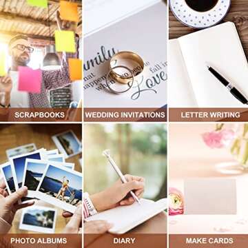 UCEC Letter Stamps, 70pcs Alphabet Stamps for Clay, Wooden Rubber Letter Number and Symbol Stamp Set for Scrapbooking Supplies DIY Craft Card Making