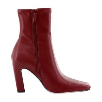 Steve Madden Women's Vinka Ankle Boot, Dark Red, 7.5