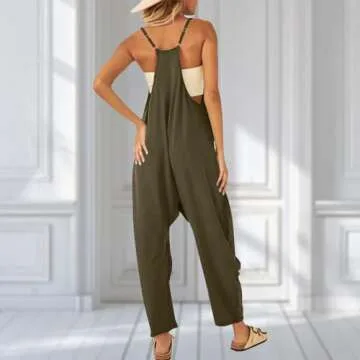 Stylish UNIANKIYA Casual Sleeveless Jumpsuits for Women