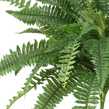 Realistic 40IN Artificial Boston Fern Set for Home Decor