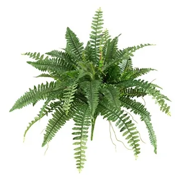 Realistic 40IN Artificial Boston Fern Set for Home Decor