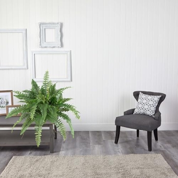 Realistic 40IN Artificial Boston Fern Set for Home Decor