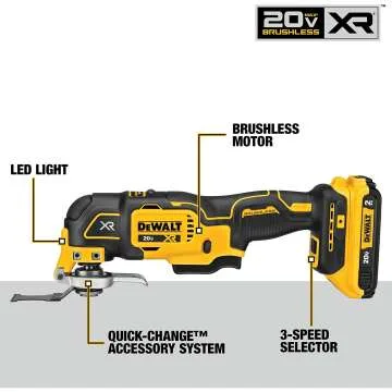 DEWALT 20V Oscillating Tool for DIY Enthusiasts