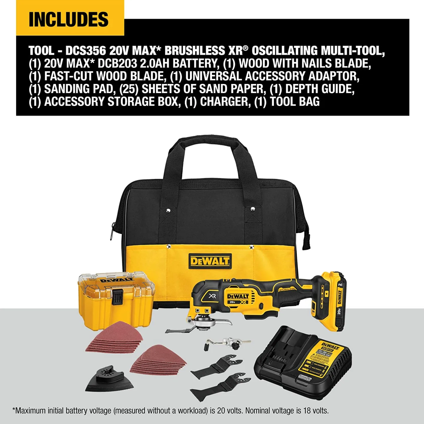 DEWALT 20V Oscillating Tool for DIY Enthusiasts