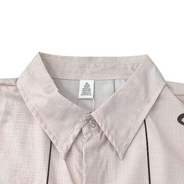 Thinking Dust Retro Button-Down Shirt for Men Casual Tropical Hawaiian Shirts 50s Rockabilly Style Cuban Holiday Beach Shirt