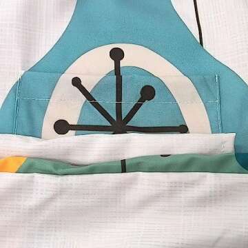 Thinking Dust Retro Button-Down Shirt for Men Casual Tropical Hawaiian Shirts 50s Rockabilly Style Cuban Holiday Beach Shirt