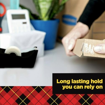 Scotch Transparent Tape - 4 Reliable Dispensered Rolls