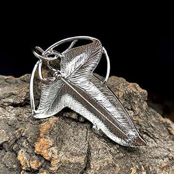 Bahamut Elegant Elven Leaf Brooch for All Occasions