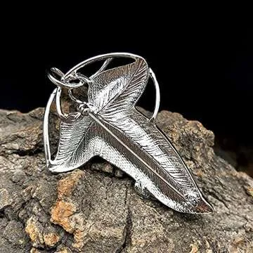 Bahamut Elegant Elven Leaf Brooch for All Occasions