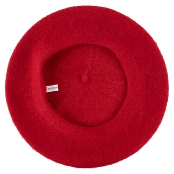 Stylish Red Wool Blend French Beret for Every Occasion | Hat To Socks