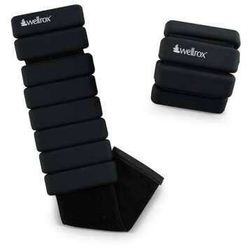 Wellrox Weighted Bangles - Adjustable Arm & Ankle Weights for Fitness