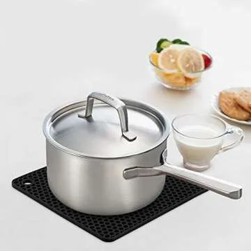 Silicone Trivet Mats for Hot Pots and Coasters