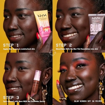 NYX Blurscreen Primer 3-in-1 Makeup SPF 30