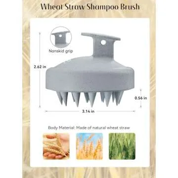 HEETA 2 Pack Scalp Massager Shampoo Brush - Hair Care Essentials