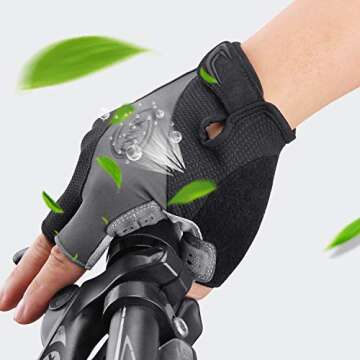 CXWXC Cycling Gloves - Breathable Gel Riding Gloves for All