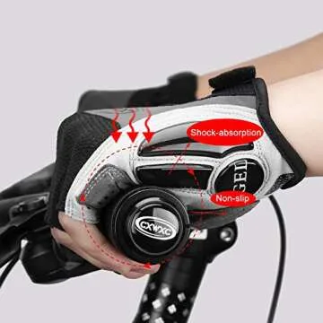 CXWXC Cycling Gloves - Breathable Gel Riding Gloves for All