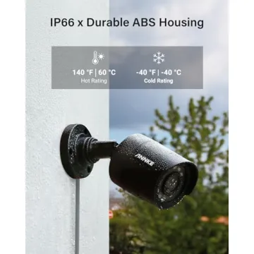 ANNKE 4 Pack HD Security Cameras - Waterproof & Night Vision