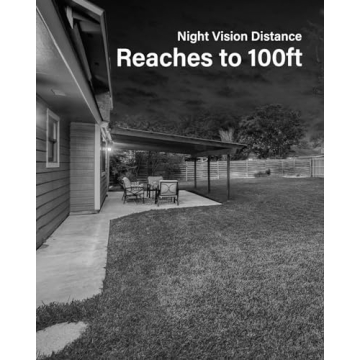 ANNKE 4 Pack HD Security Cameras - Waterproof & Night Vision