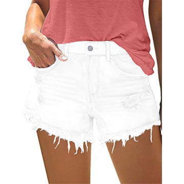 MODARANI Boyfriend Jean Shorts for Women Stylish Denim