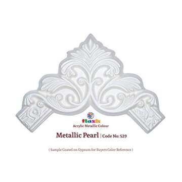 Flash Premium Iridescent Solid Metallic Acrylic Paint Set 12 Shades(50ml,1.7 oz), Highly Pigmented & Fade-Resistant, Non-Toxic, Multi-Surface Paint for Artists, Hobby Painters & Kids