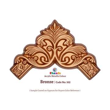 Flash Premium Iridescent Solid Metallic Acrylic Paint Set 12 Shades(50ml,1.7 oz), Highly Pigmented & Fade-Resistant, Non-Toxic, Multi-Surface Paint for Artists, Hobby Painters & Kids