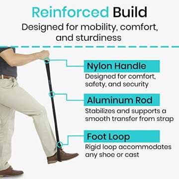 Vive Leg Lifter Strap for Enhanced Mobility and Support