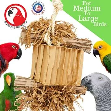 Bonka Bird Toys 3753 Shreddy Eddy for Active Parrots