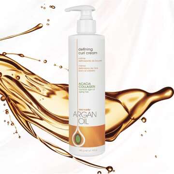 One 'n Only Defining Curl Cream with Argan Oil, Leave-in Conditioning Cream, Defines and Leaves Stro...