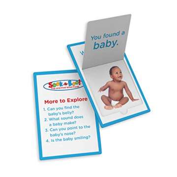 MindWare Seek-A-Boo Flip-and-Find Word Cards – Fun Early Learning for Toddlers & Preschoolers - 40...