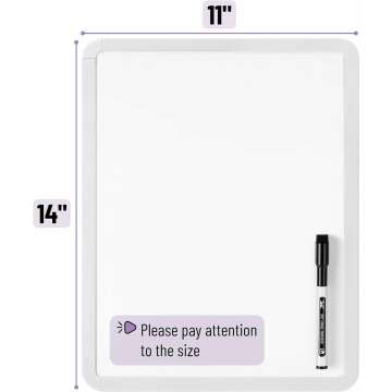 Mr. Pen 14” x 11” Dry Erase Board for Kids & Students
