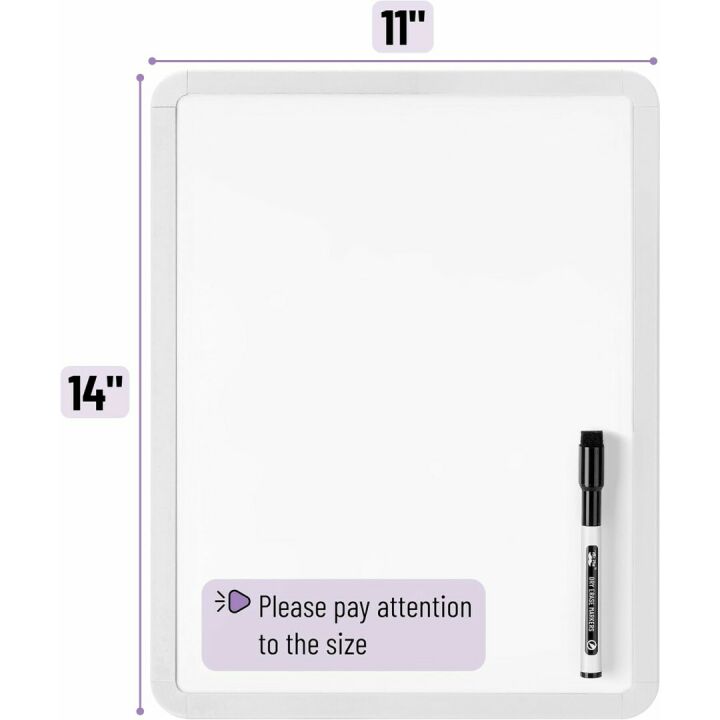 Mr. Pen 14” x 11” Dry Erase Board for Kids & Students