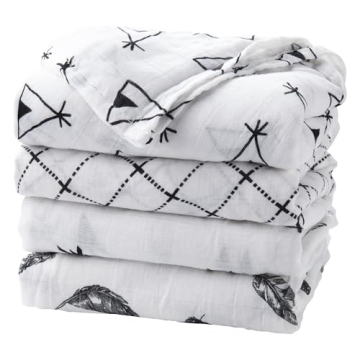 Upsimples Baby Swaddle Blanket Set - Soft Muslin for All