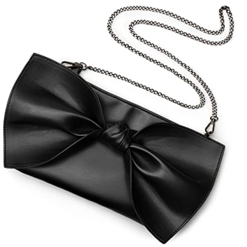 Before & Ever Oversized Wristlet Clutch - Vegan Leather Crossbody Purse for Women