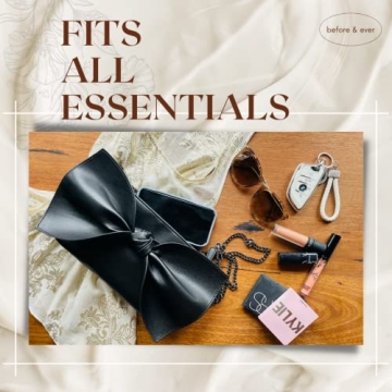 Vegan Leather Oversized Wristlet Clutch Purse for Women